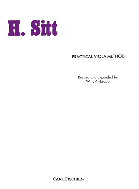 Vorderes Coverbild Practical Viola Method 