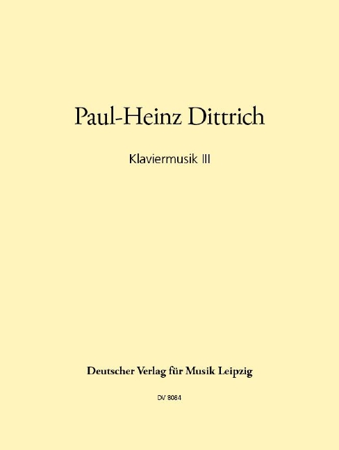 Anderes Coverbild Klaviermusik III