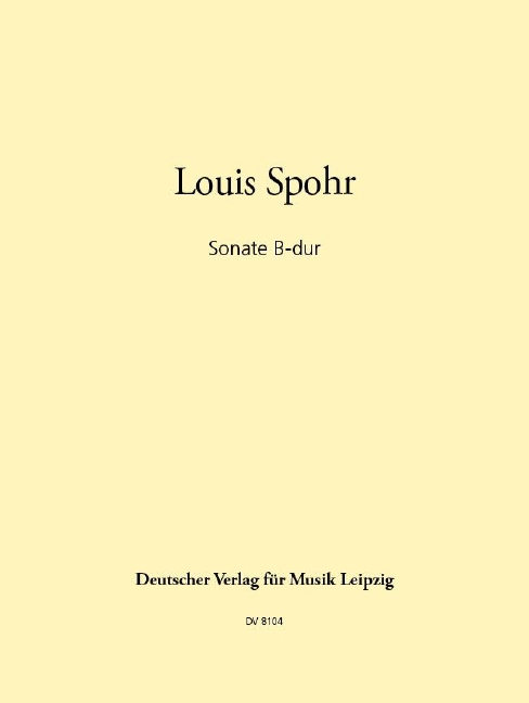 Anderes Coverbild Sonate B-dur