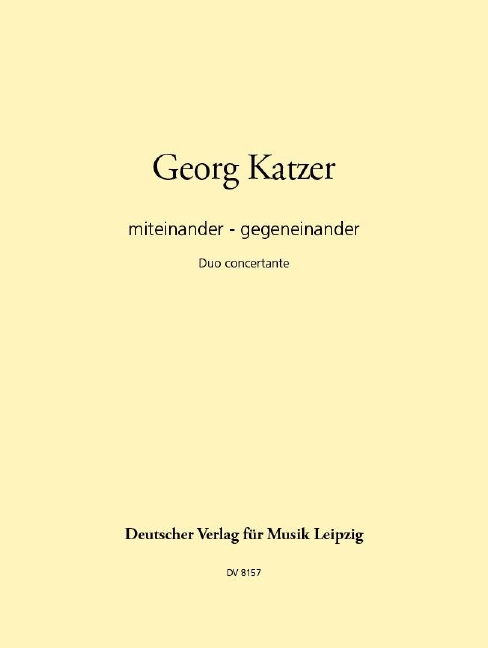Anderes Coverbild Miteinander - gegeneinander