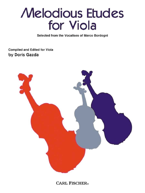 Vorderes Coverbild Melodious Etudes for Viola 