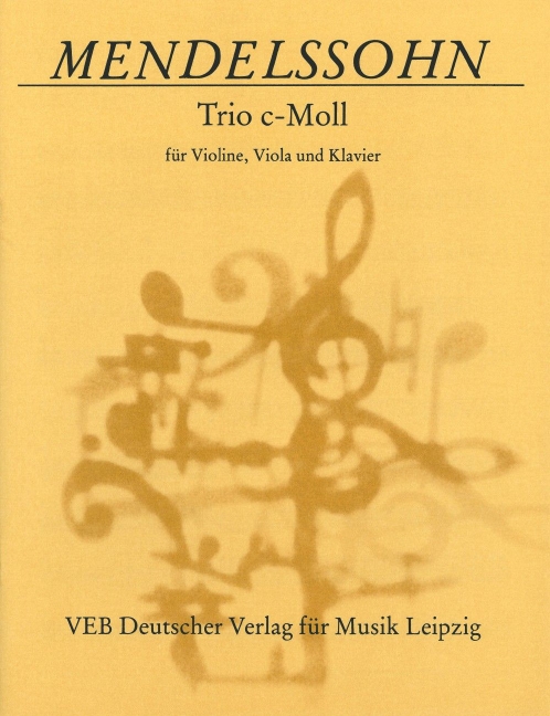 Anderes Coverbild Klaviertrio c-moll MWV Q 3