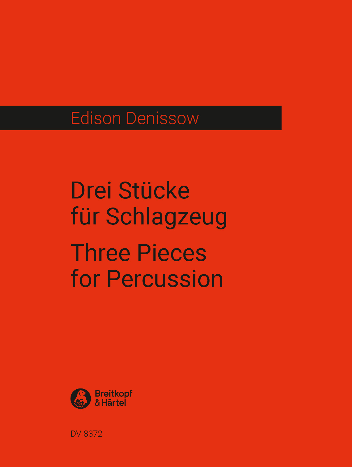 Anderes Coverbild Drei Stücke für Schlagzeug
