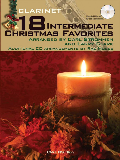 Vorderes Coverbild 18 Intermediate Christmas Favorites 