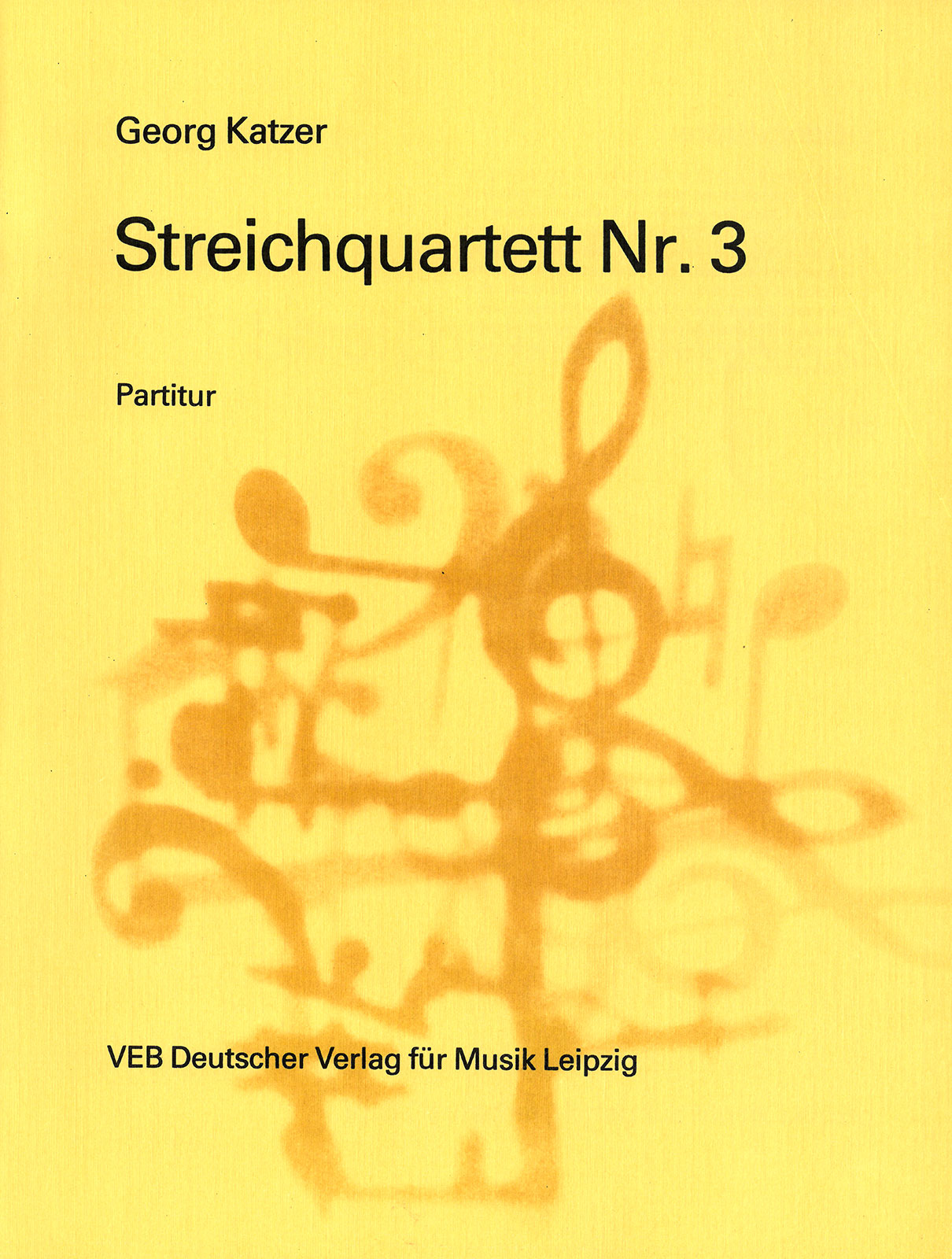 Vorderes Coverbild Streichquartett Nr. 3