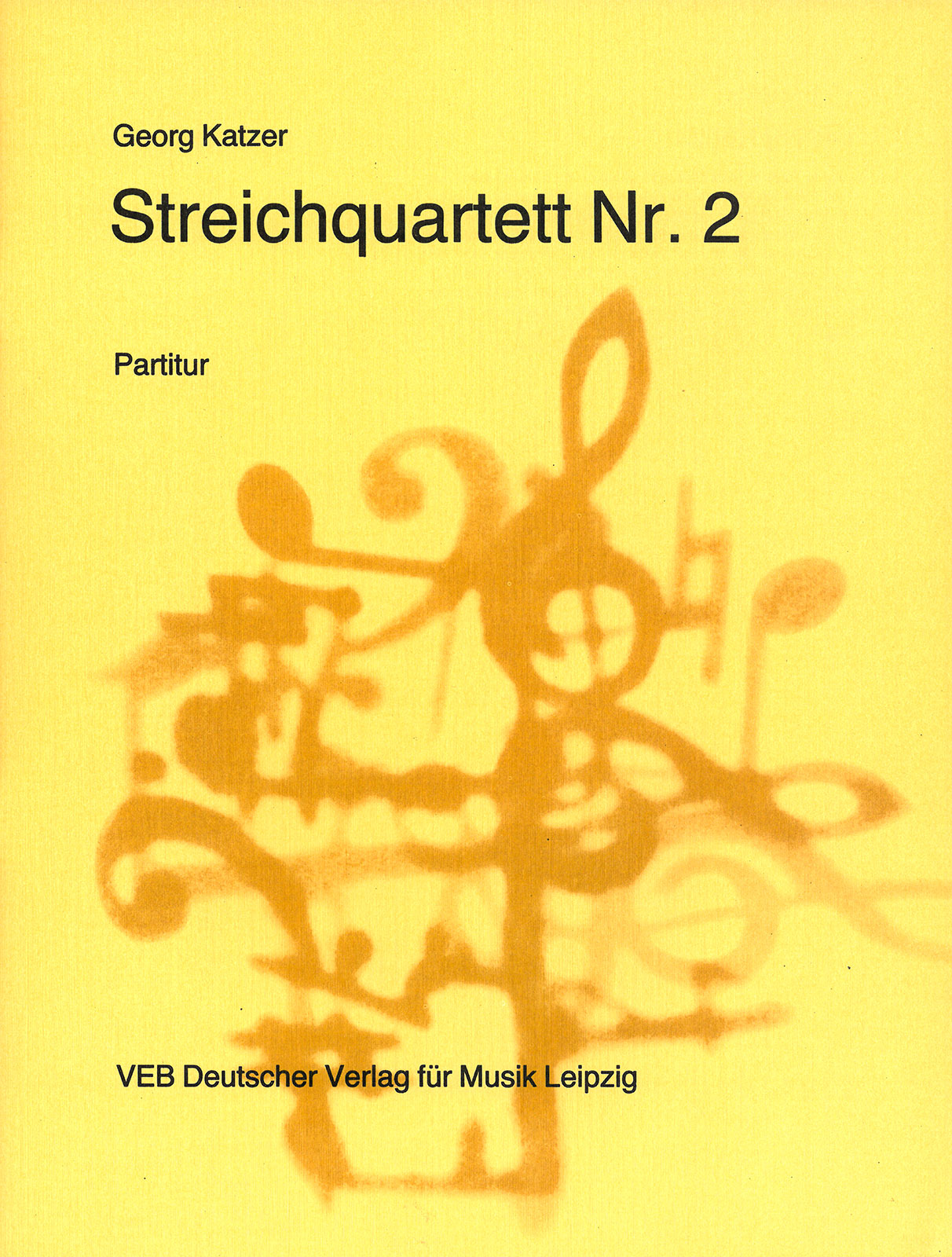 Vorderes Coverbild Streichquartett Nr. 2 