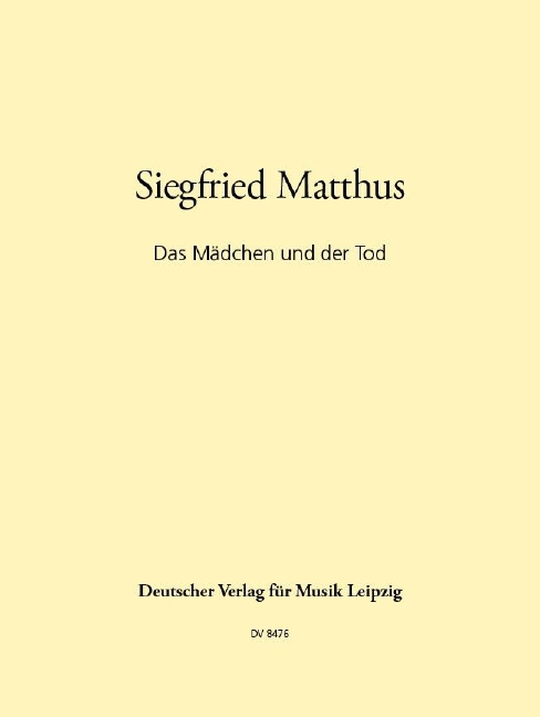 Anderes Coverbild Das Mädchen und der Tod