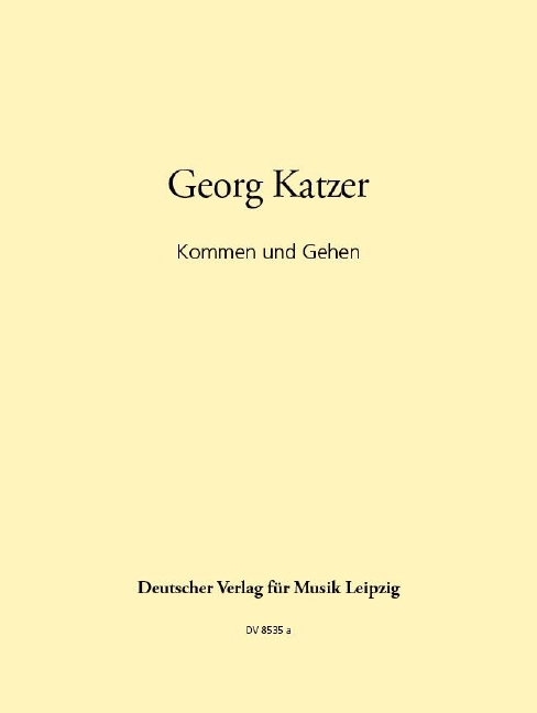 Anderes Coverbild Kommen und gehen
