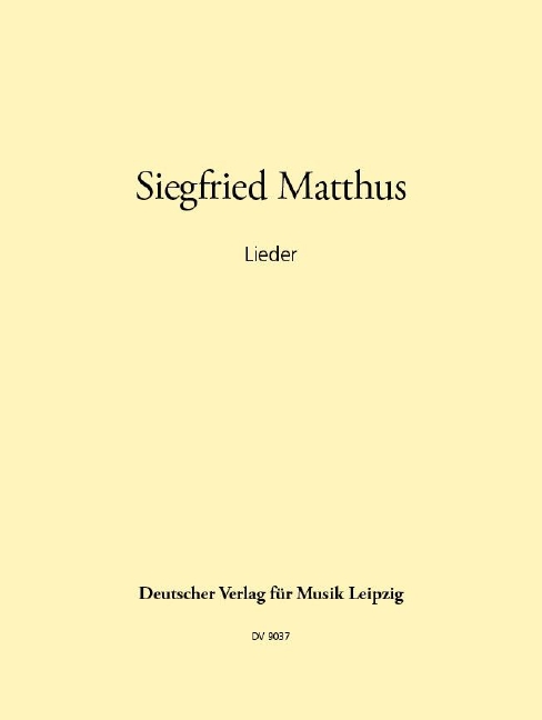 Anderes Coverbild Lieder