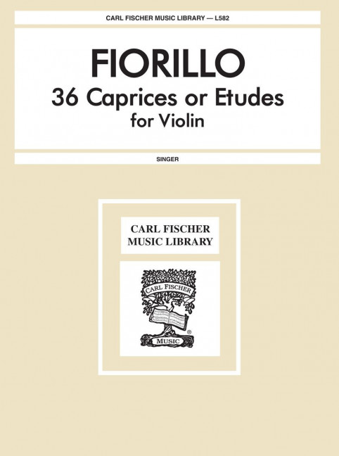 Vorderes Coverbild 36 Caprices or Etudes 