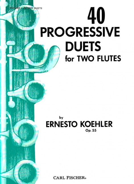 Vorderes Coverbild 40 Progressive Duets op. 55 Vol. 1