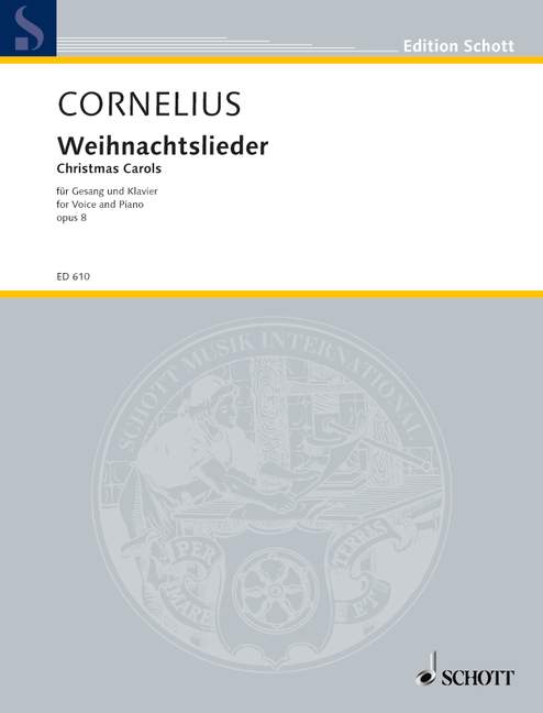 Vorderes Coverbild Weihnachtslieder op. 8