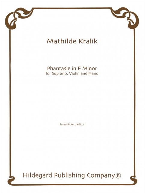 Vorderes Coverbild Phantasie In E Minor 