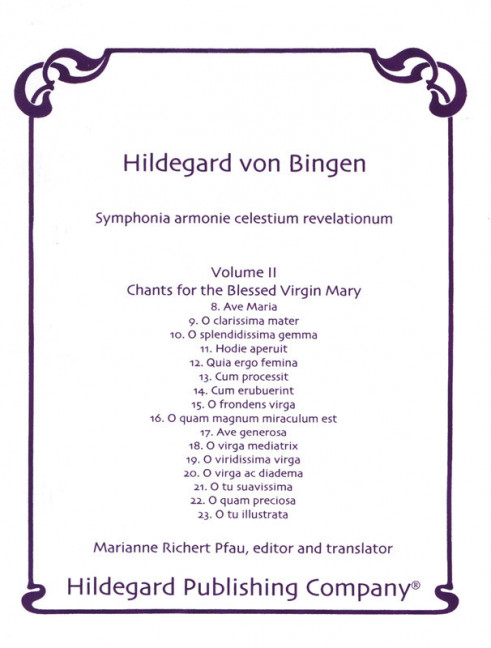 Vorderes Coverbild Chants for The Blessed Virgin Mary 