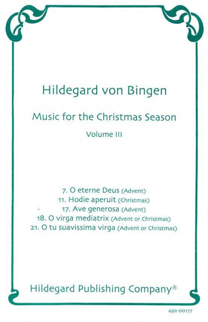 Vorderes Coverbild Music for the Christmas Season Vol. 3