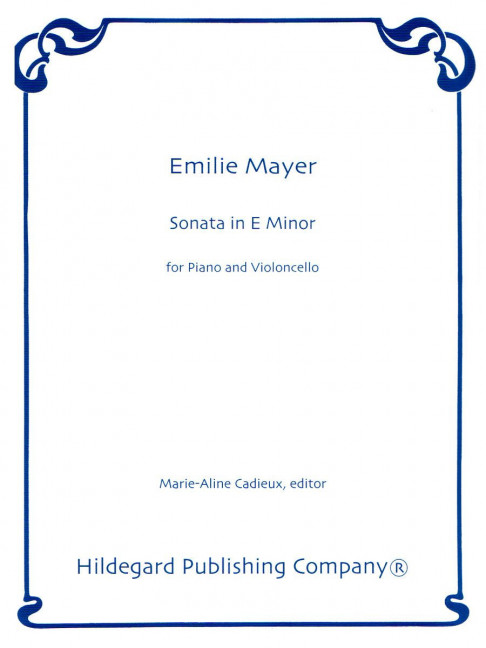 Vorderes Coverbild Sonata In E Minor 