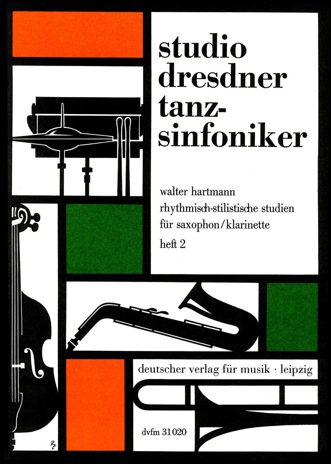 Vorderes Coverbild Rhythmisch-stilistische Studien für Saxophon/Klarinette Heft 2