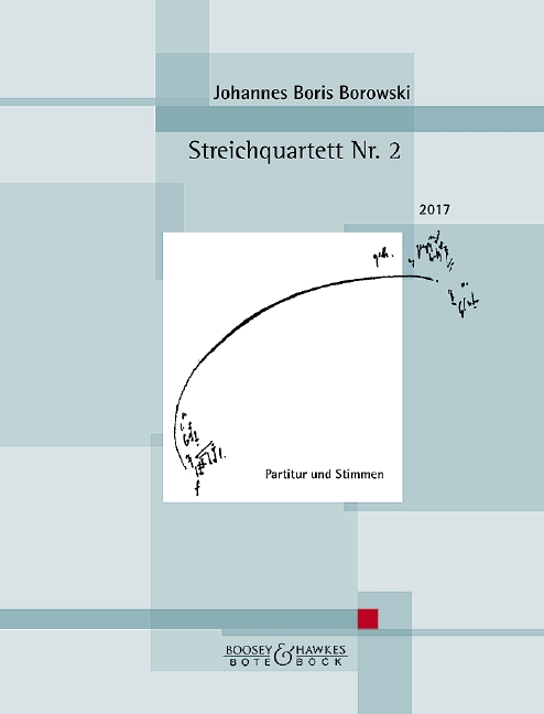 Vorderes Coverbild Streichquartett Nr. 2 