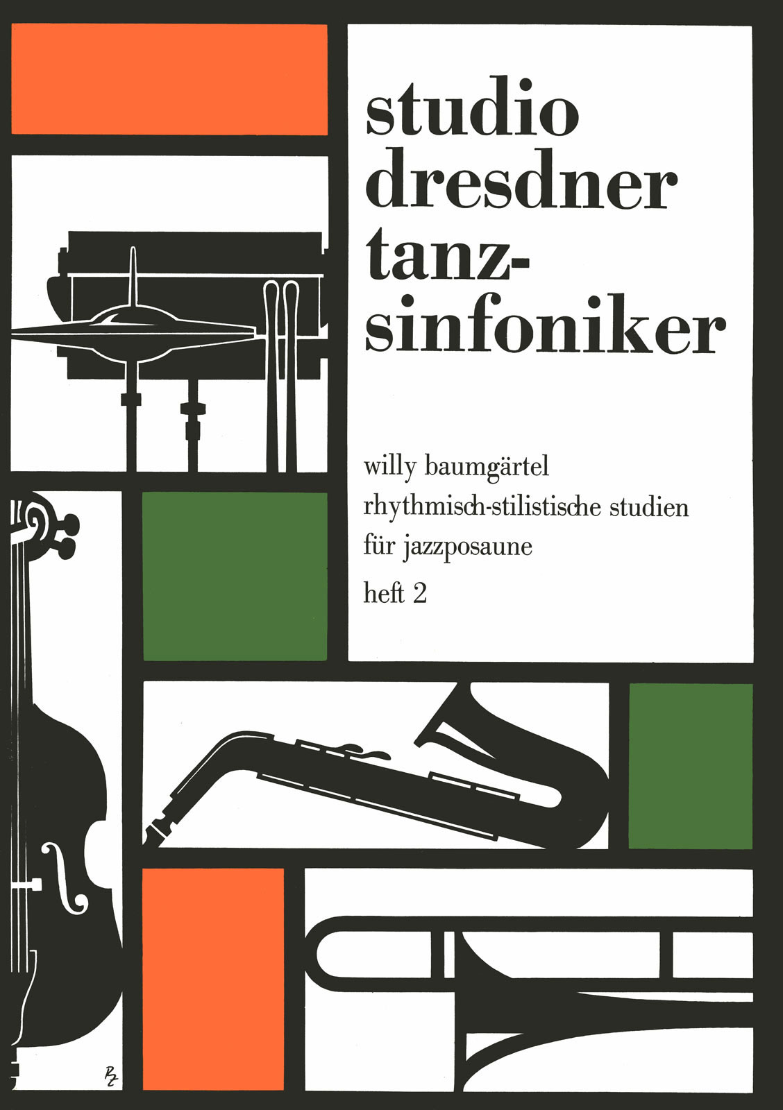 Vorderes Coverbild Rhythmisch-stilistische Studien für Jazzposaune Heft 2