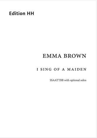 Vorderes Coverbild I sing of a maiden 