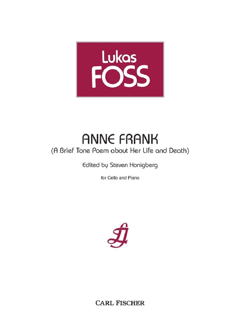 Vorderes Coverbild Anne Frank 