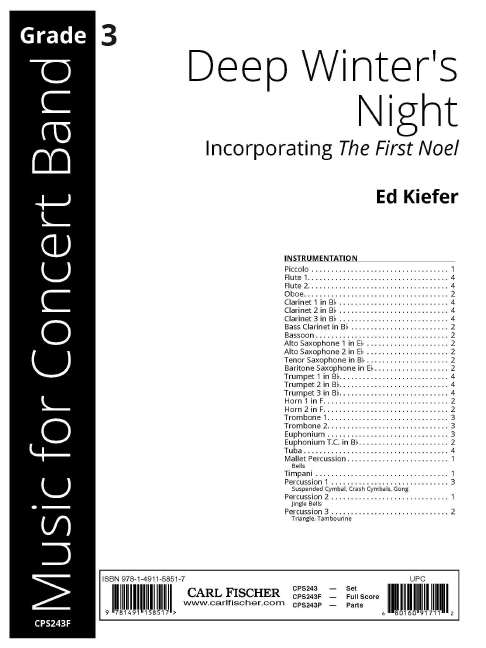 Vorderes Coverbild Deep Winter's Night 