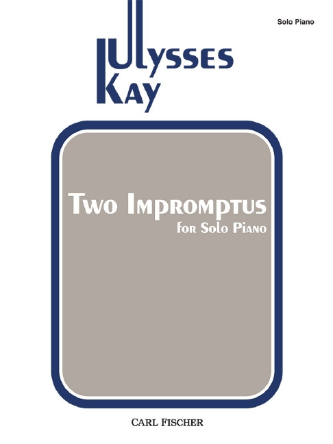 Vorderes Coverbild Two Impromptus 