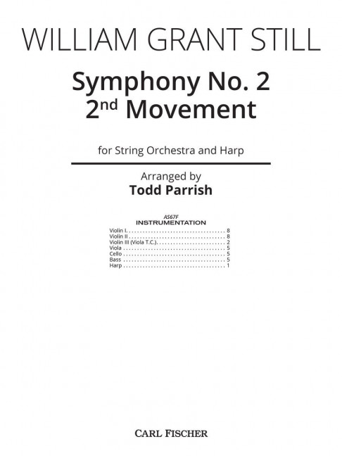 Vorderes Coverbild Symphony No. 2 - 2nd Movement 