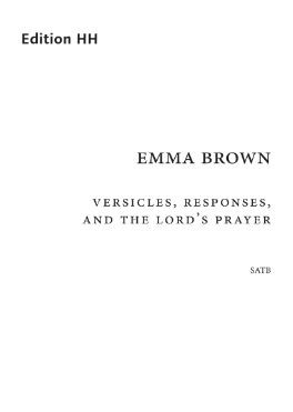 Vorderes Coverbild Preces and Responses 