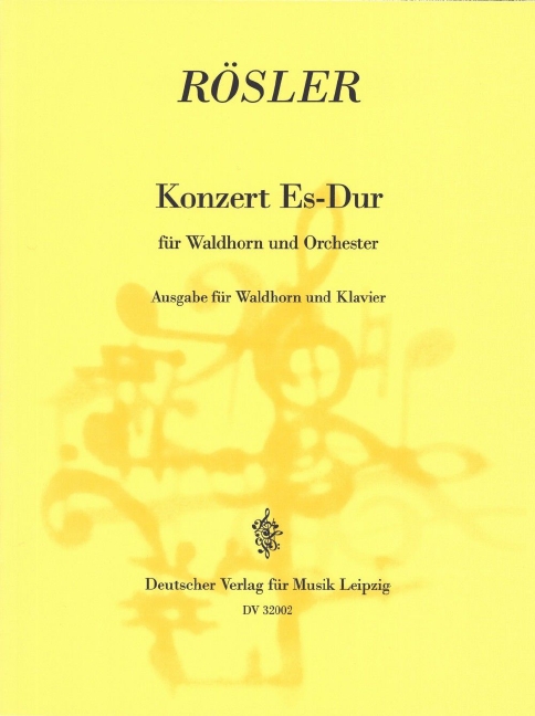 Anderes Coverbild Konzert für Horn und Orchester Es-dur