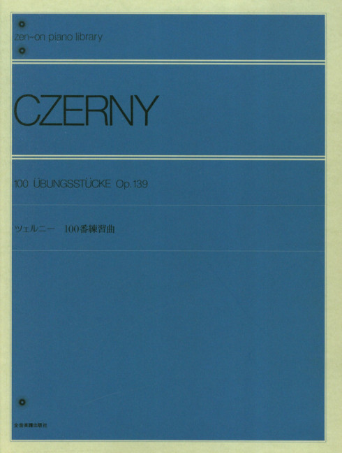 Vorderes Coverbild 100 Übungsstücke op. 139 