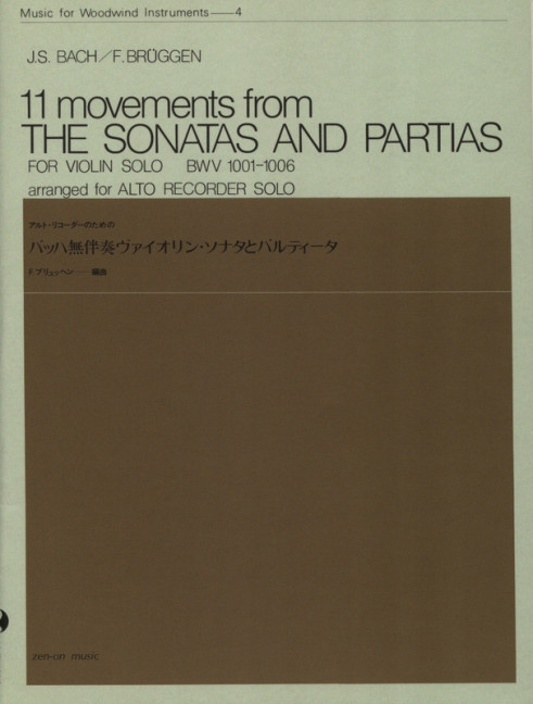 Vorderes Coverbild 11 Movements from the Sonatas and Partitas BWV 1001-1006 4