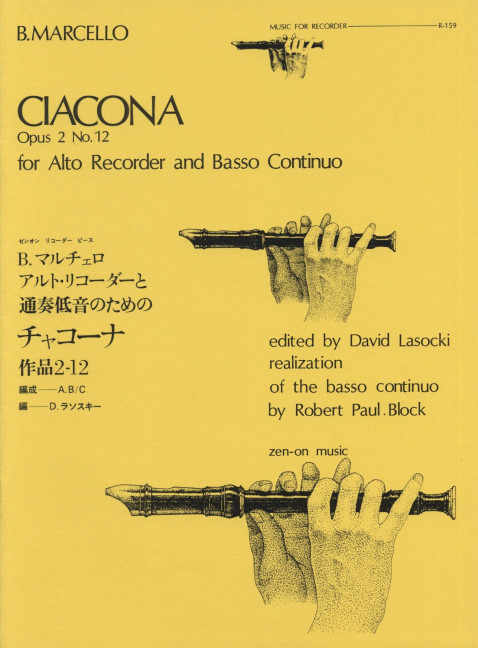 Vorderes Coverbild Ciacona op. 2/12 R 159
