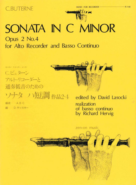 Vorderes Coverbild Sonata in C Minor op. 2/4 R-148