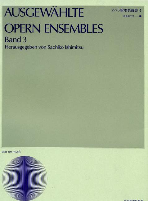 Vorderes Coverbild Ausgewählte Opern Ensembles Band 3