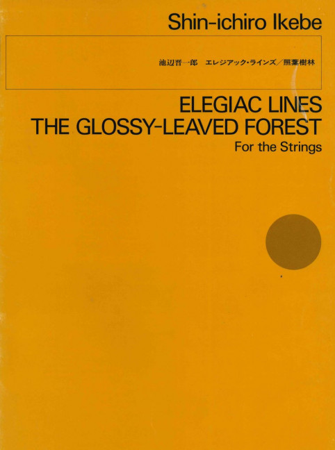 Vorderes Coverbild Elegiac Lines 
