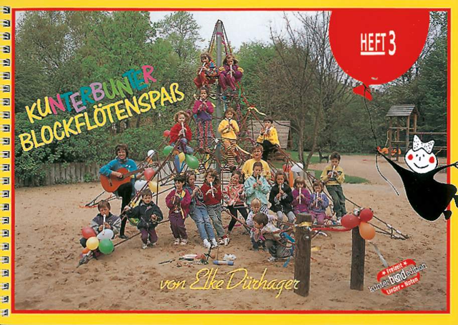 Vorderes Coverbild Kunterbunter Blockflötenspaß Band 3