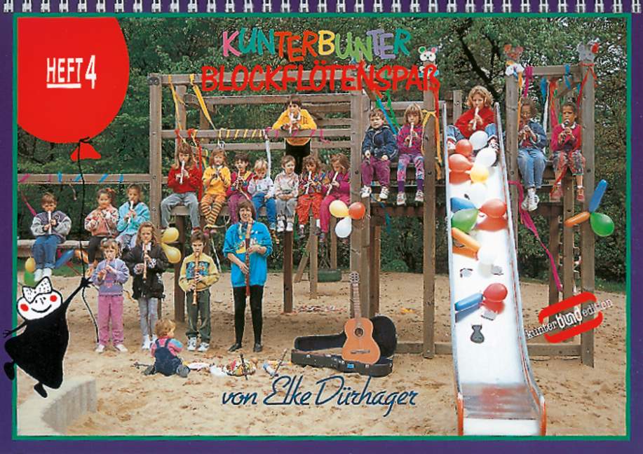 Vorderes Coverbild Kunterbunter Blockflötenspaß Band 4