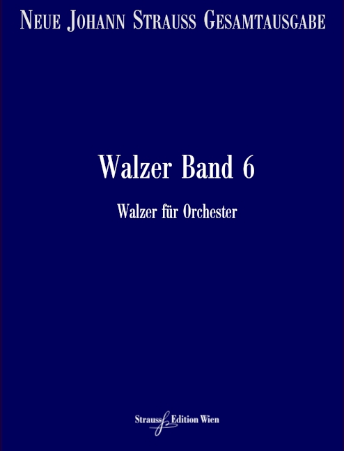 Vorderes Coverbild Walzer Band 6 RV 232-268 Band 6