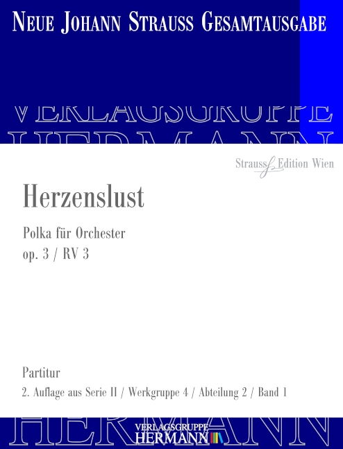 Vorderes Coverbild Herzenslust op. 3 RV 3 