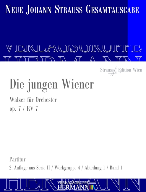 Vorderes Coverbild Die jungen Wiener op. 7 RV 7 