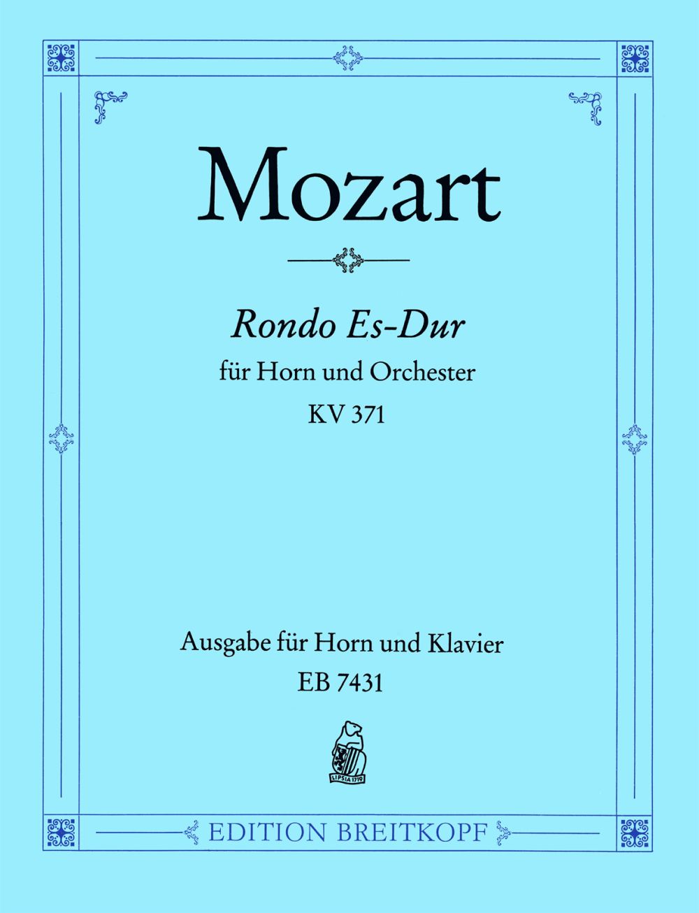 Vorderes Coverbild Konzert-Rondo Es-dur KV 371