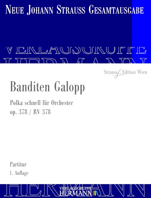 Vorderes Coverbild Banditen Galopp op. 378 RV 378 