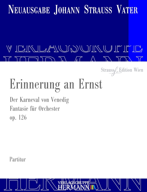 Vorderes Coverbild Erinnerung an Ernst op. 126 