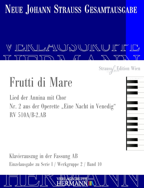 Vorderes Coverbild Eine Nacht in Venedig - Frutti di Mare (Nr. 2) RV 510A/B-2.AB 