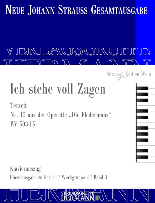 Vorderes Coverbild Die Fledermaus - Ich stehe voll Zagen (Nr. 15) RV 503-15 
