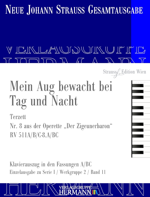 Vorderes Coverbild Der Zigeunerbaron - Mein Aug bewacht bei Tag und Nacht (Nr. 8) RV 511A/B/C-8.A/BC 