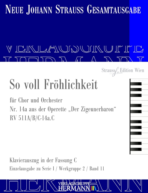 Vorderes Coverbild Der Zigeunerbaron - So voll Fröhlichkeit (Nr. 14a) RV 511A/B/C-14a.C 