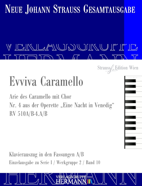 Vorderes Coverbild Eine Nacht in Venedig - Evviva Caramello (Nr. 4) RV 510A/B-4.A/B 