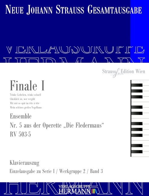 Vorderes Coverbild Die Fledermaus - Finale I (Nr. 5) RV 503-5 